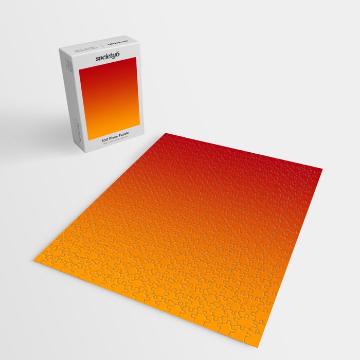 Red Orange Gradient Jigsaw Puzzle Gallery Image 2