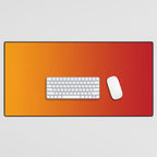 Red Orange Gradient Desk Mat Gallery Image 1