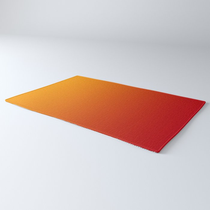 Red Orange Gradient Rug Gallery Image 3