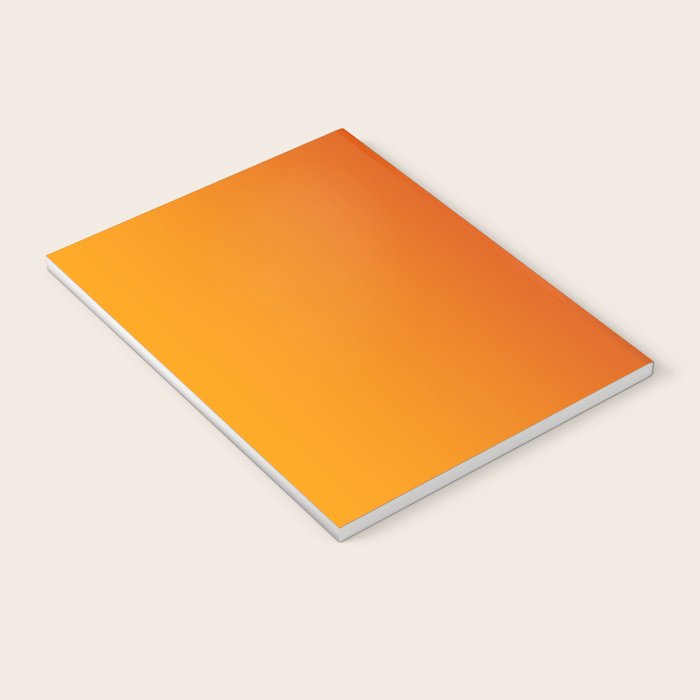 Red Orange Gradient Notebook Gallery Image 3