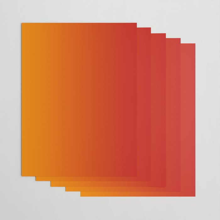 Red Orange Gradient Wrapping Paper Gallery Image 3