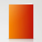 Red Orange Gradient Stationery Card Gallery Image 2