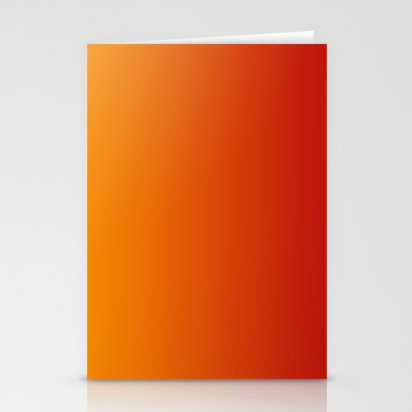 Red Orange Gradient Stationery Card Gallery Image 2