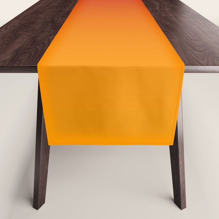 Red Orange Gradient Table Runner Gallery Image 1