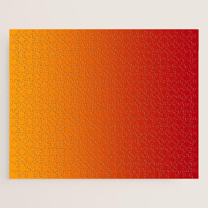 Red Orange Gradient Jigsaw Puzzle Gallery Image 1