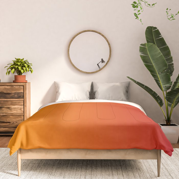 Red Orange Gradient Comforter Gallery Image 3
