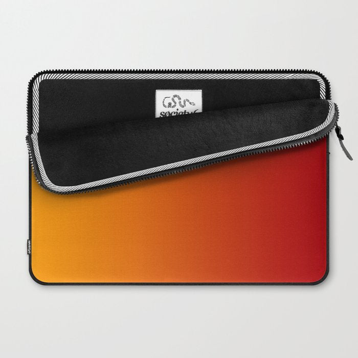 Red Orange Gradient Laptop Sleeve Gallery Image 2