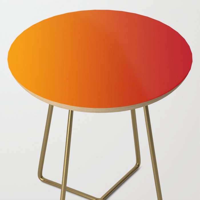 Red Orange Gradient Side Table Gallery Image 2