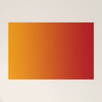 Red Orange Gradient Welcome Mat Gallery Image 1