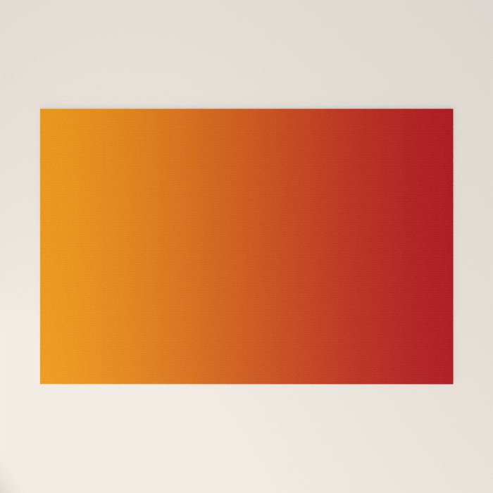 Red Orange Gradient Welcome Mat Gallery Image 1