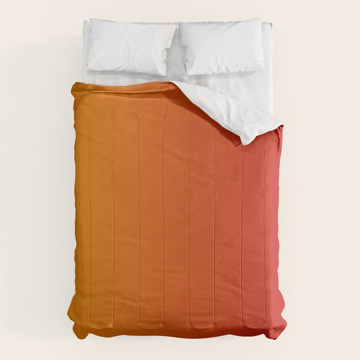 Red Orange Gradient Comforter Gallery Image 1