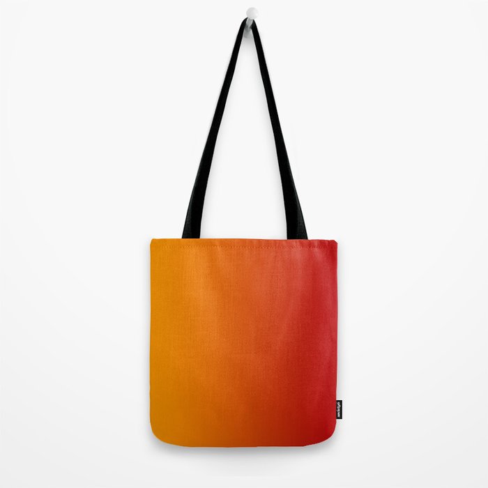 Red Orange Gradient Tote Bag Gallery Image 2