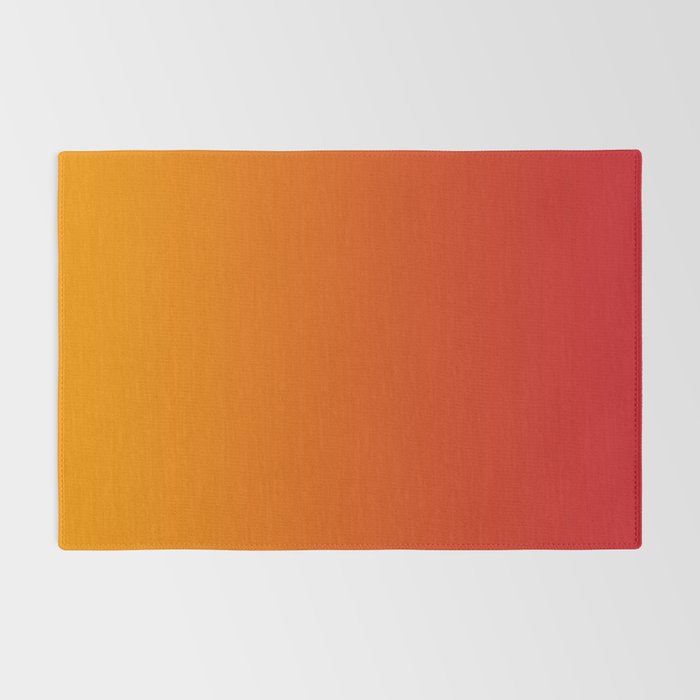 Red Orange Gradient Rug Gallery Image 2
