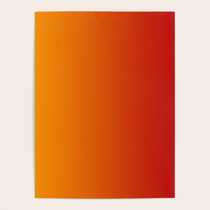 Red Orange Gradient Poster Gallery Image 1