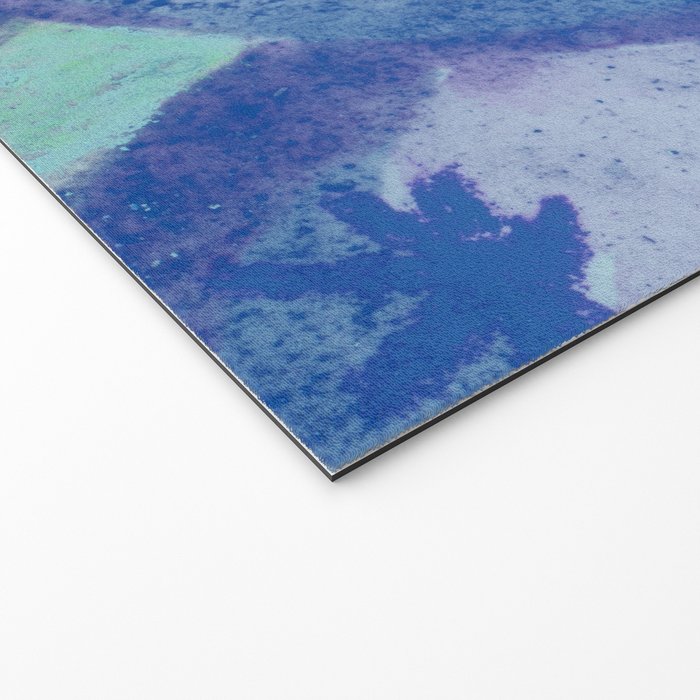 Fall Apple Orchard Painting in Cobalt Blue Welcome Mat Gallery Image 2