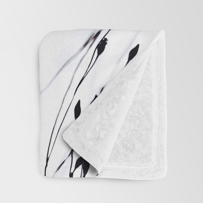 BLACK GRASS Throw Blanket Gallery Image 3