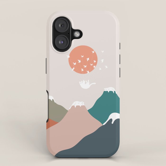 Cat Landscape 193 iPhone Case Gallery Image 1