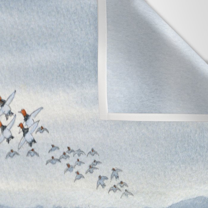 Duck Hunting For Canvasbacks Wall Tapestry Gallery Image 3