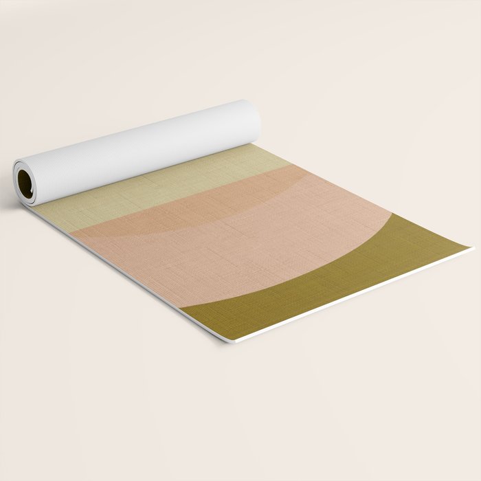 cups balance mid century minimal Yoga Mat Gallery Image 2