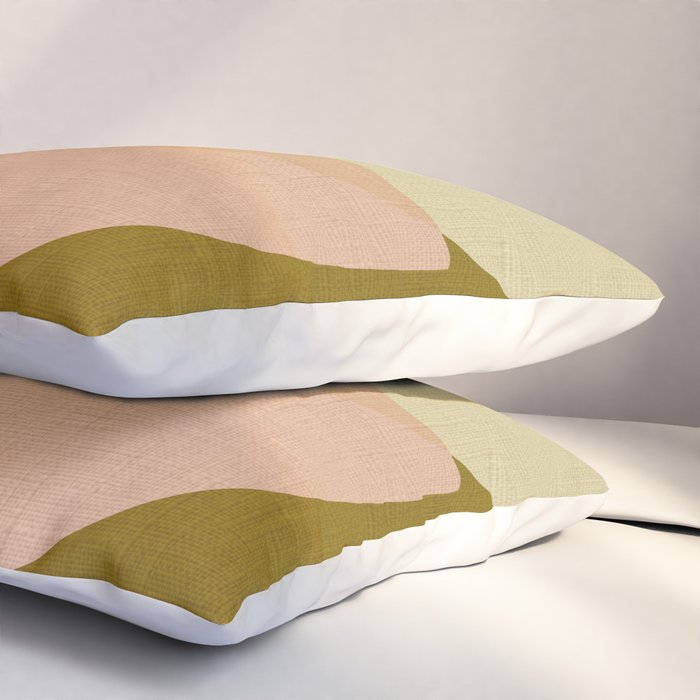 cups balance mid century minimal Pillow Sham Gallery Image 3