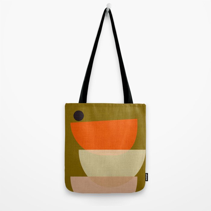 cups balance mid century minimal Tote Bag Gallery Image 2