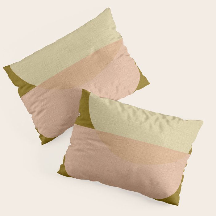 cups balance mid century minimal Pillow Sham Gallery Image 1