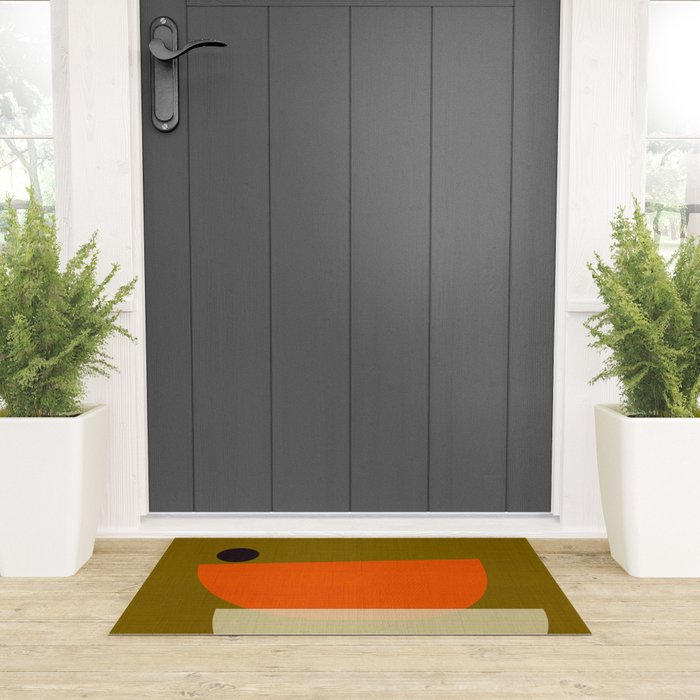 cups balance mid century minimal Welcome Mat Gallery Image 3