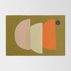 cups balance mid century minimal Rug Gallery Image 2
