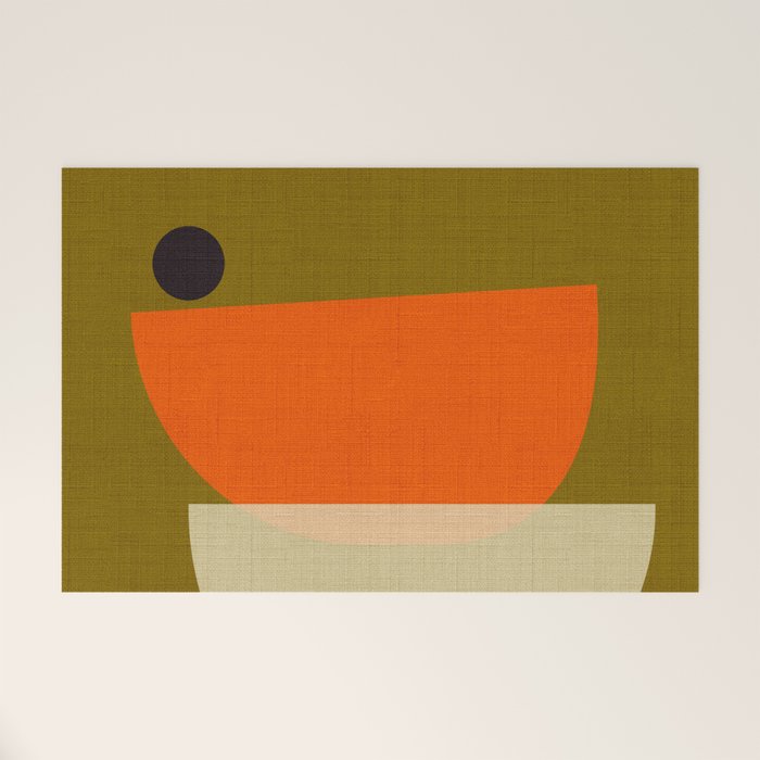 cups balance mid century minimal Welcome Mat Gallery Image 1