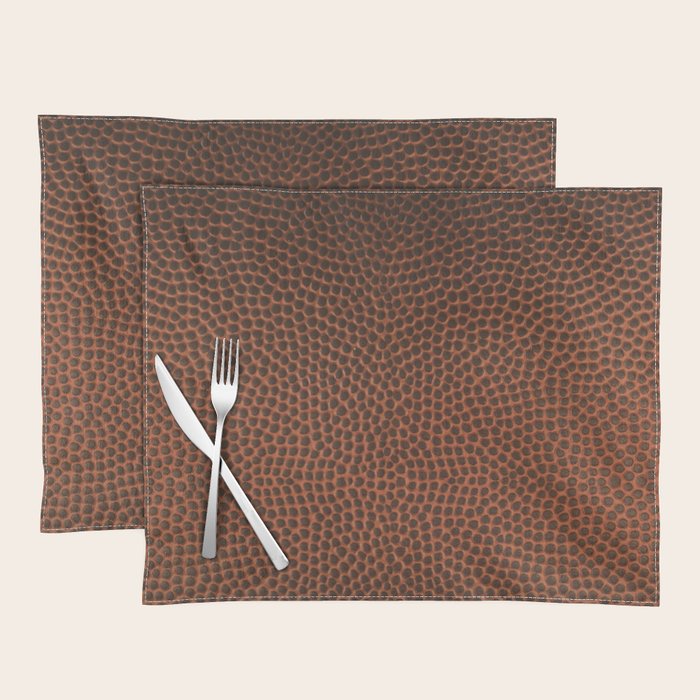 Football / Basketball Leather Texture Skin Placemat Gallery Image 1