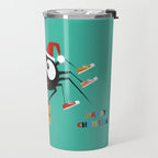 Happy Christmas Santa Spider Travel Mug Gallery Image 2