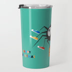 Happy Christmas Santa Spider Travel Mug Gallery Image 3