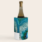 Aqua turquoise agate mineral gem stone Wine Chiller Gallery Image 2