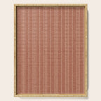 irregular striped dots - terracotta Serving Tray Gallery Image 1