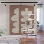 Mocha Movement 1 Wall Mural Gallery Image 1