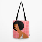 Grid Locked Goddess Tote Bag Gallery Image 2