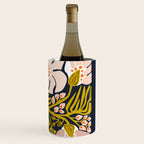 Backyard flower - modern floral illustration Wine Chiller Gallery Image 3