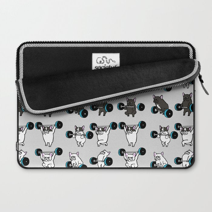 OLYMPIC LIFTING FRENCHIE Laptop Sleeve Gallery Image 2