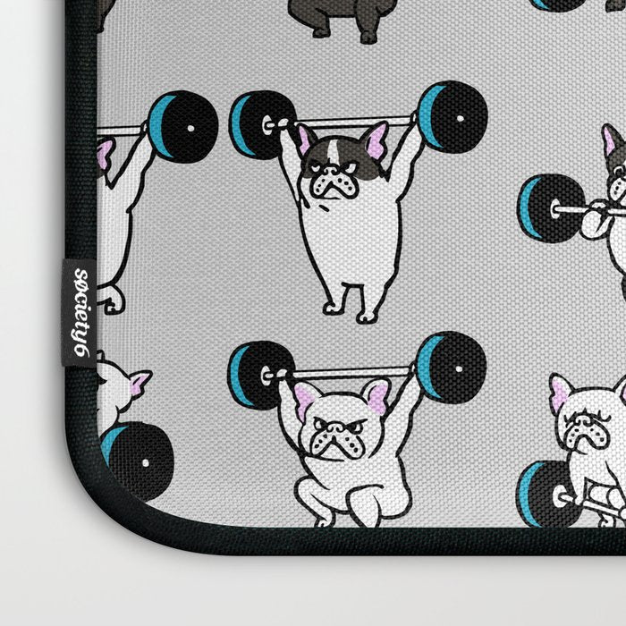 OLYMPIC LIFTING FRENCHIE Laptop Sleeve Gallery Image 3