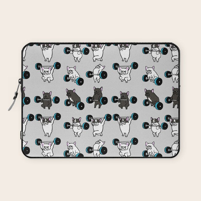 OLYMPIC LIFTING FRENCHIE Laptop Sleeve Gallery Image 1