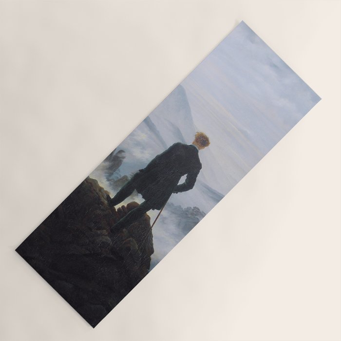 Wanderer above the Sea of Fog Yoga Mat Gallery Image 1
