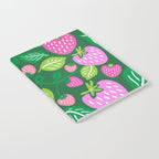 Strawberry Fields - Pink and Green Notebook Gallery Image 2