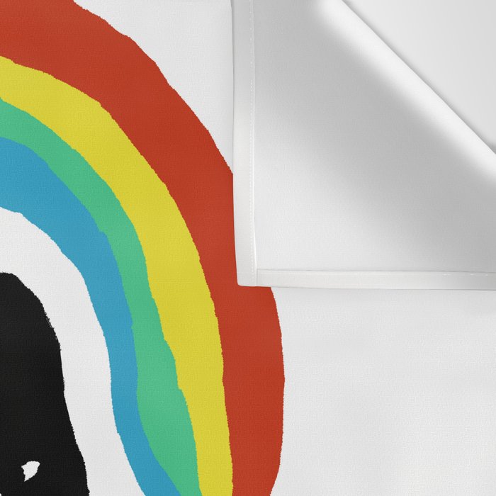 Rainbow cat Wall Tapestry Gallery Image 3