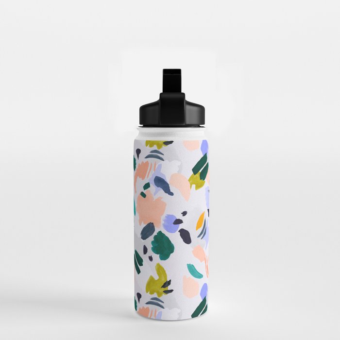 TERRAZZO BRUSHSTROKES Water Bottle Gallery Image 2