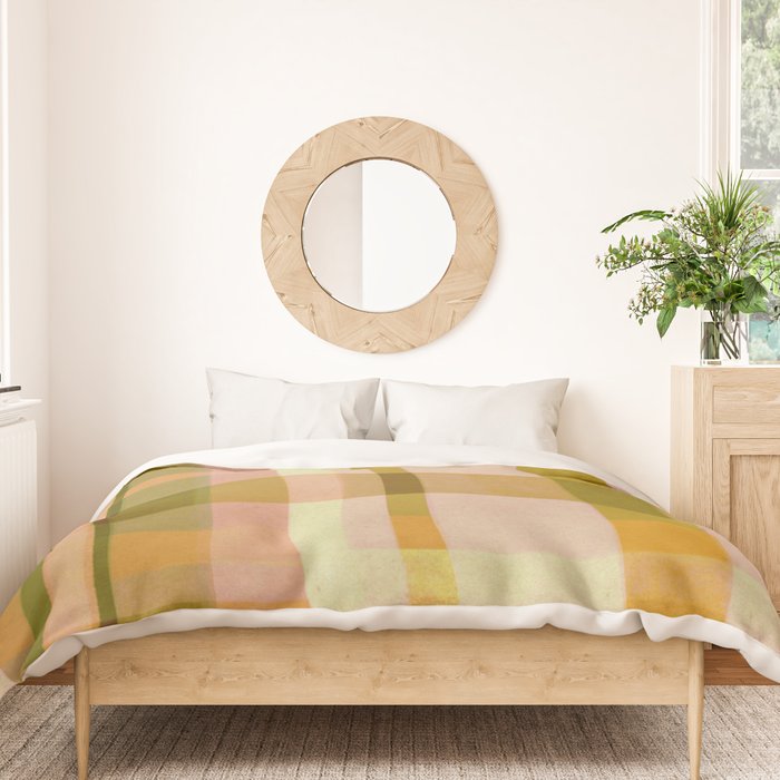 Colorful Plaid #1 Duvet Cover Gallery Image 3