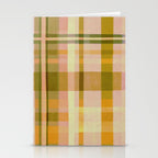 Colorful Plaid #1 Stationery Card Gallery Image 2
