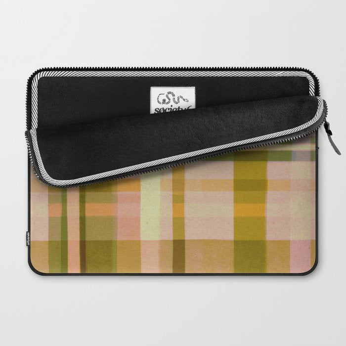 Colorful Plaid #1 Laptop Sleeve Gallery Image 2