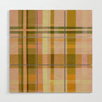 Colorful Plaid #1 Wood Wall Art Gallery Image 1