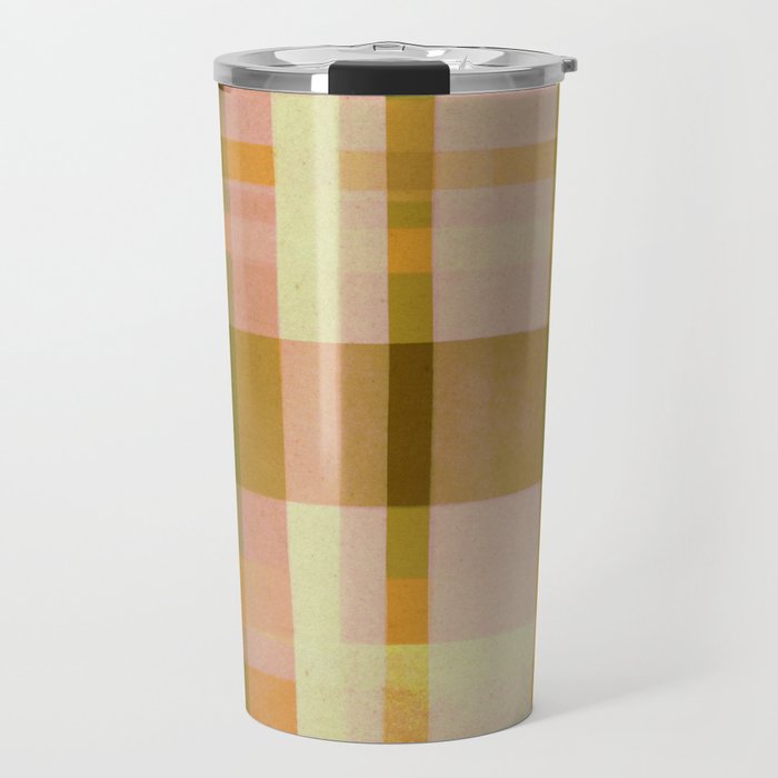 Colorful Plaid #1 Travel Mug Gallery Image 1
