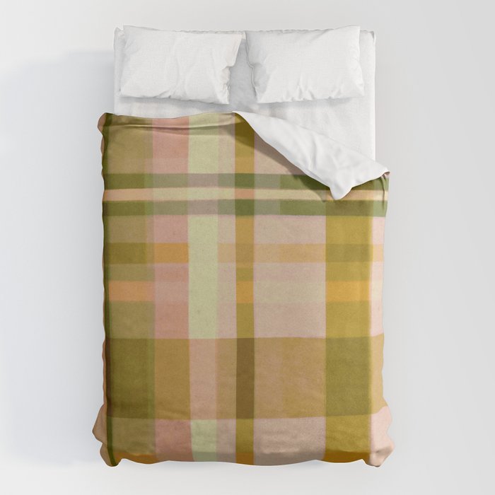 Colorful Plaid #1 Duvet Cover Gallery Image 1